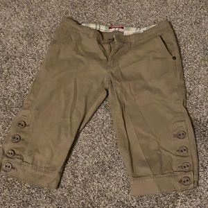 Khaki Bermuda shorts